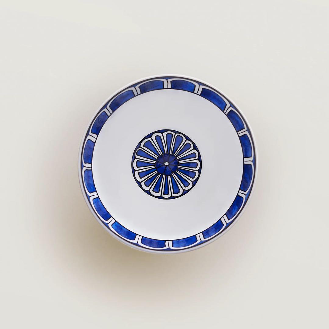 【新品・未使用】エルメス ブルーダイユール ボウル No1 茶碗 2個セット