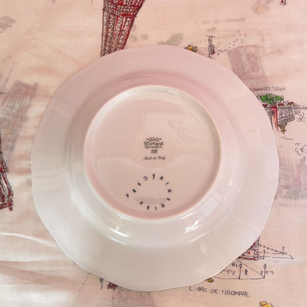 【廃盤】ミナペルホネン　リチャードジノリコラボプレート23.5cm2枚セット