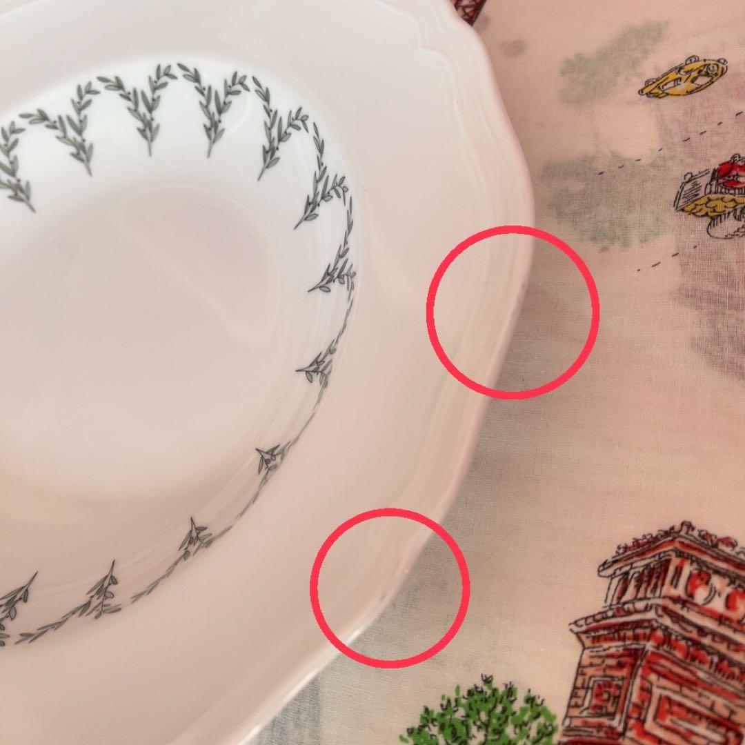 【廃盤】ミナペルホネン　リチャードジノリコラボプレート23.5cm2枚セット