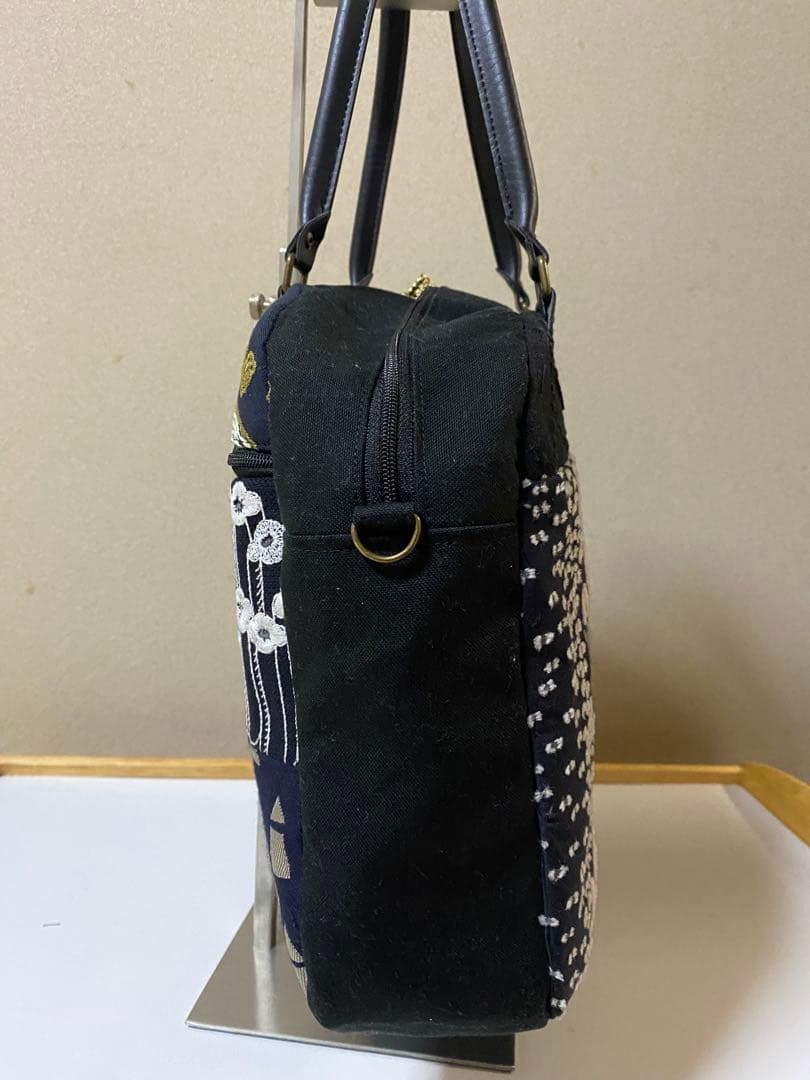 ミナペルホネン　ハンドメイド　ボストンバック