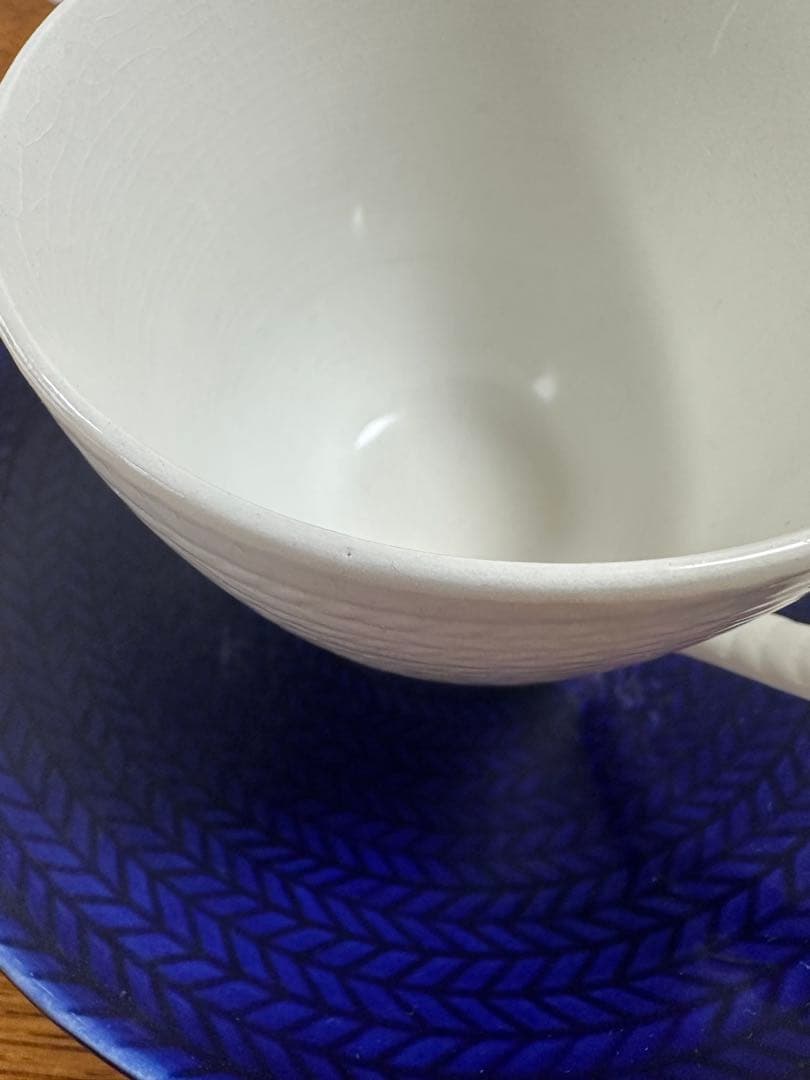 ロールストランド/Bla Eld(ブラエルド)カップ&ソーサー&プレート白