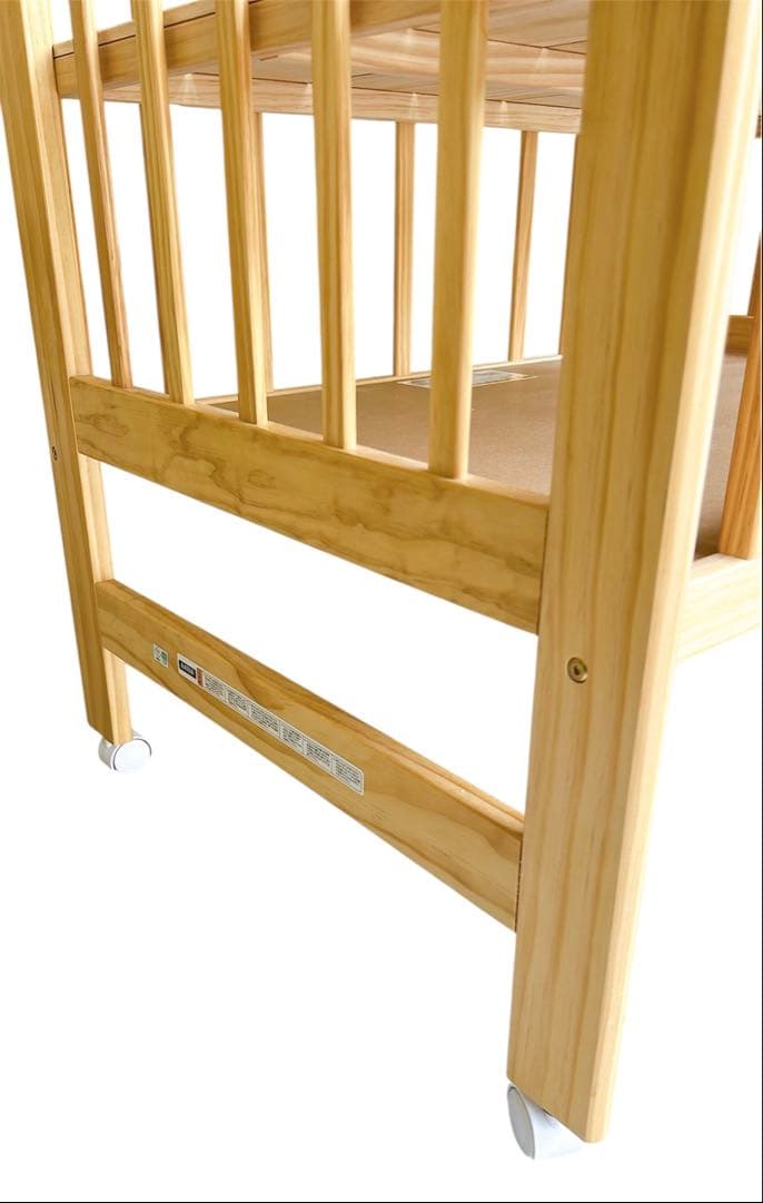 ⭐️美品⭐️ KATOJI ベビーベッド キャスター付き