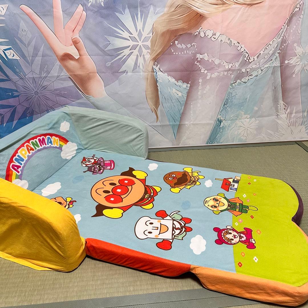 アンパンマン やわらかキッズソファー ベッド