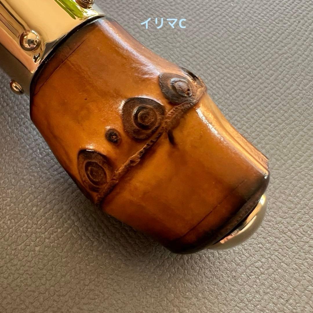 GUCCI グッチ　キーホルダー　バンブー 保存袋　箱付き　未使用