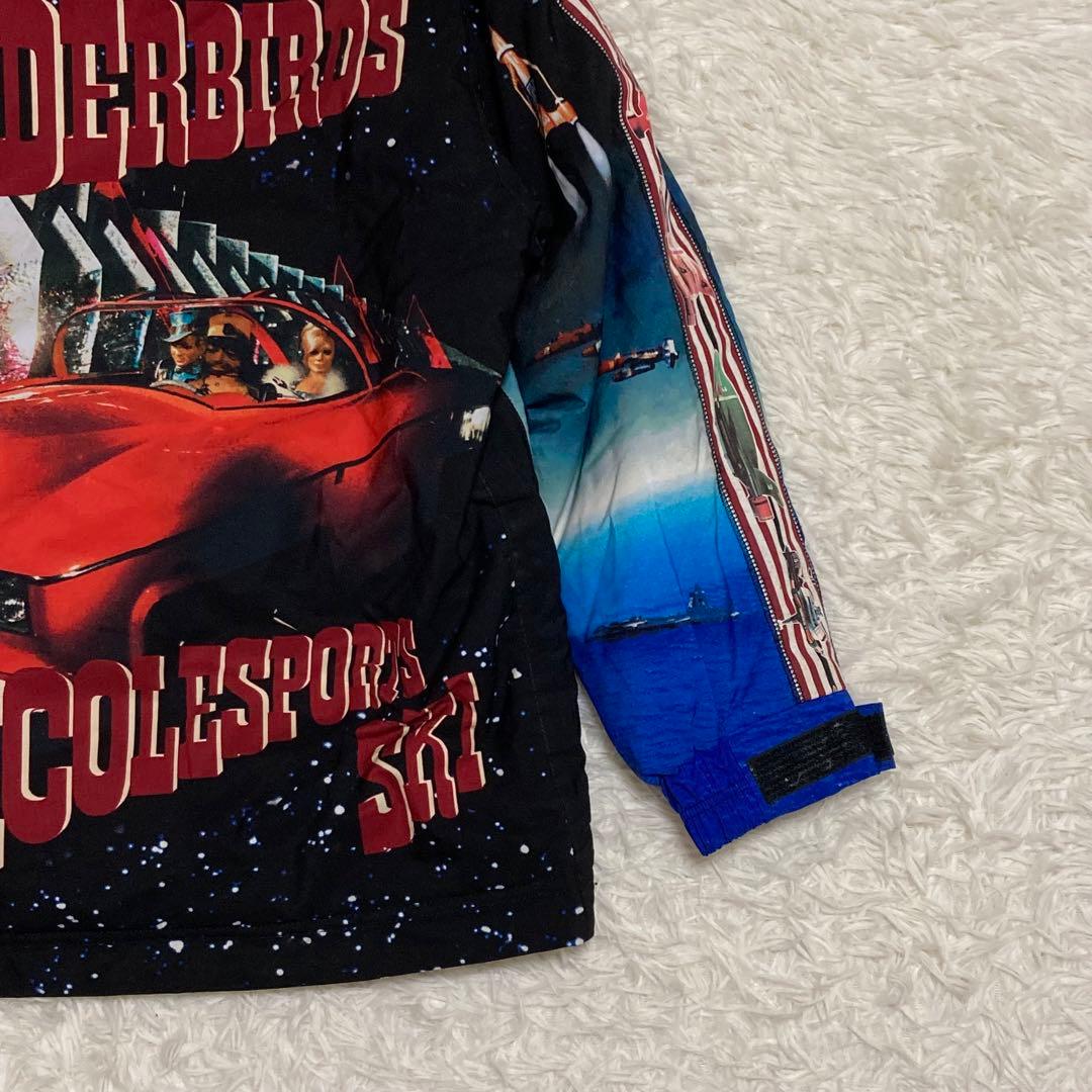 【希少】ニコルスポーツ スキーウェア コラボ 総柄 デザイン 中綿 ジャケット