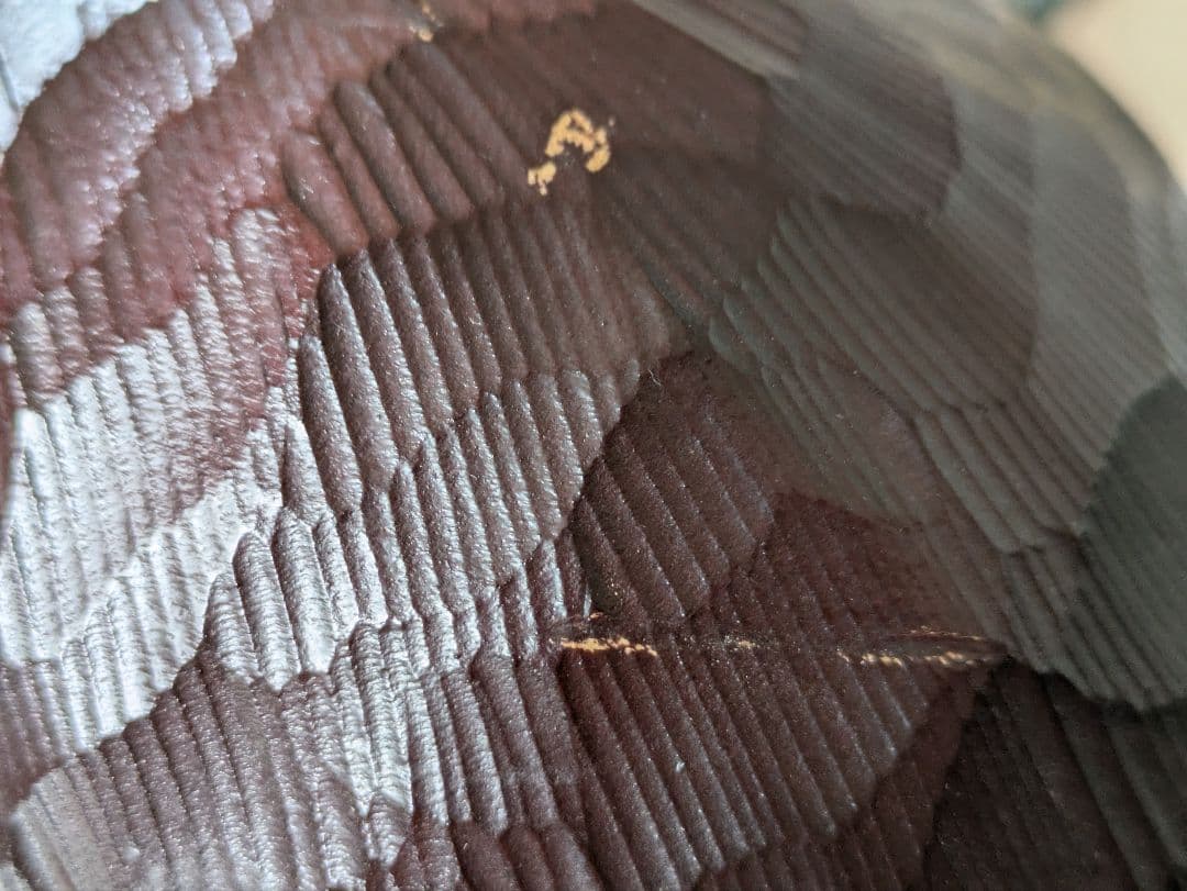 5#.昭和レトロ　熊の置き物　堀井作　木彫り民芸品