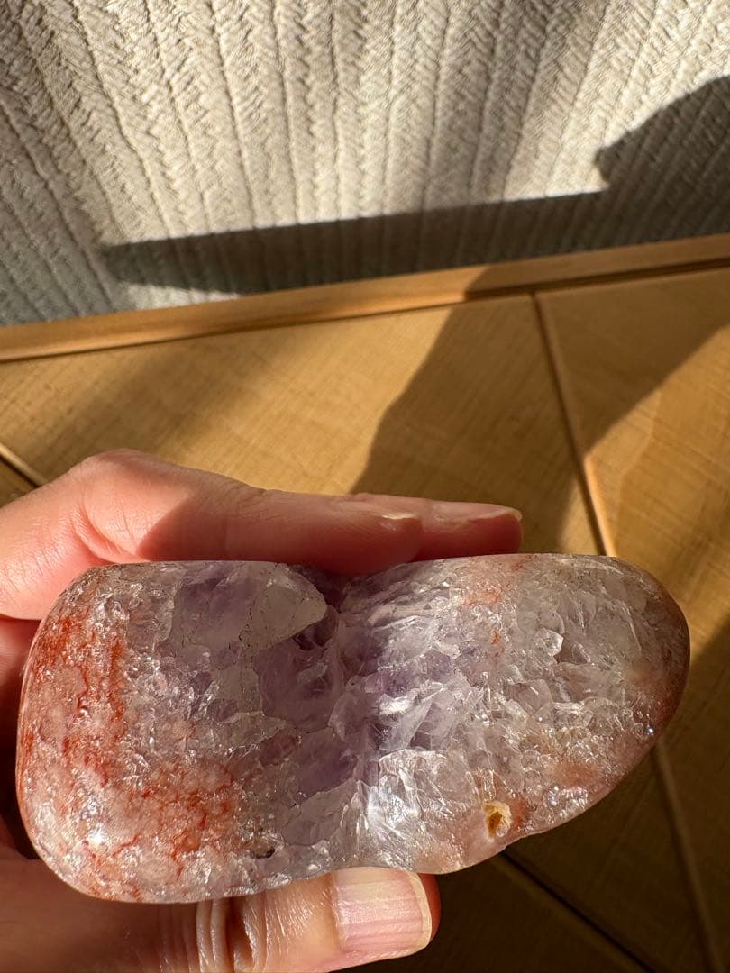 ピンクアメジスト　ハート