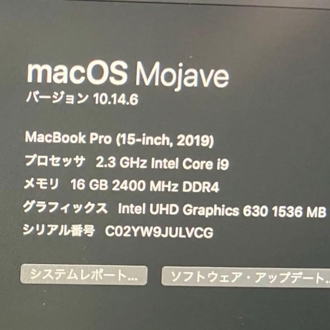 MacBook Pro（15-inch,2019）