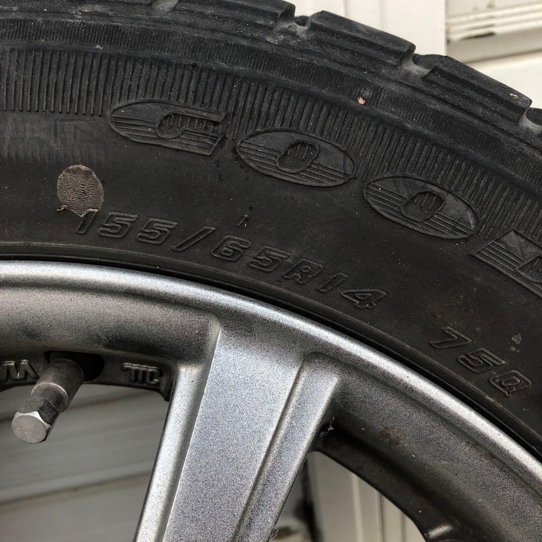 155/65r14 スタッドレス4本セット