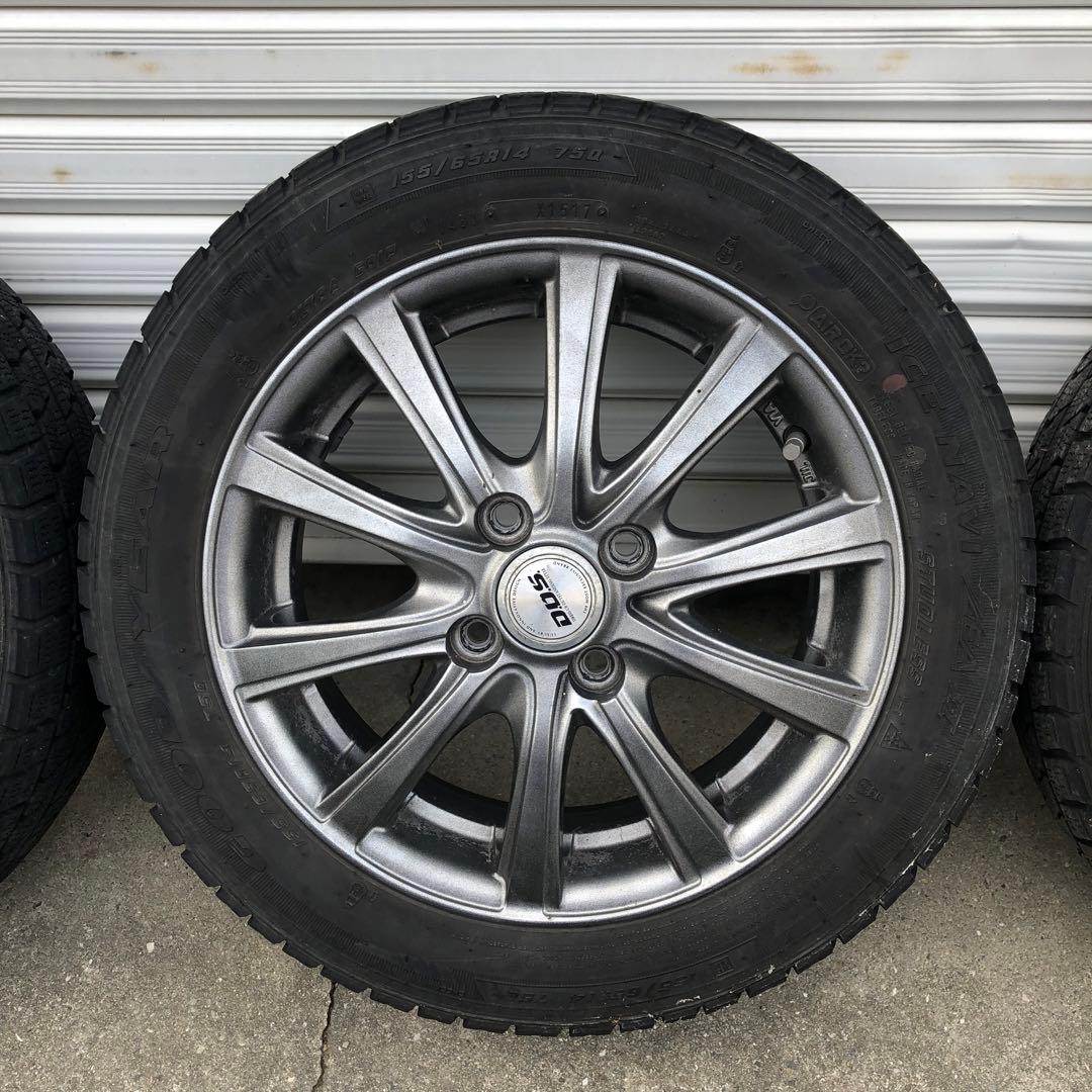 155/65r14 スタッドレス4本セット