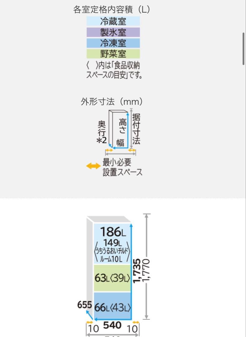 Hitachi 冷蔵庫 R-V32NV プリリアントブラック