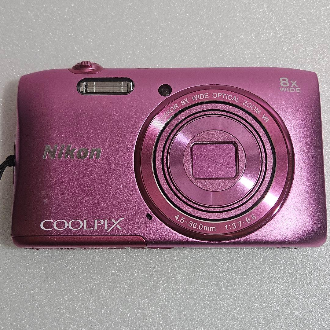 Nikon COOLPIX S3600 ピンク 動作確認済 8倍ズーム
