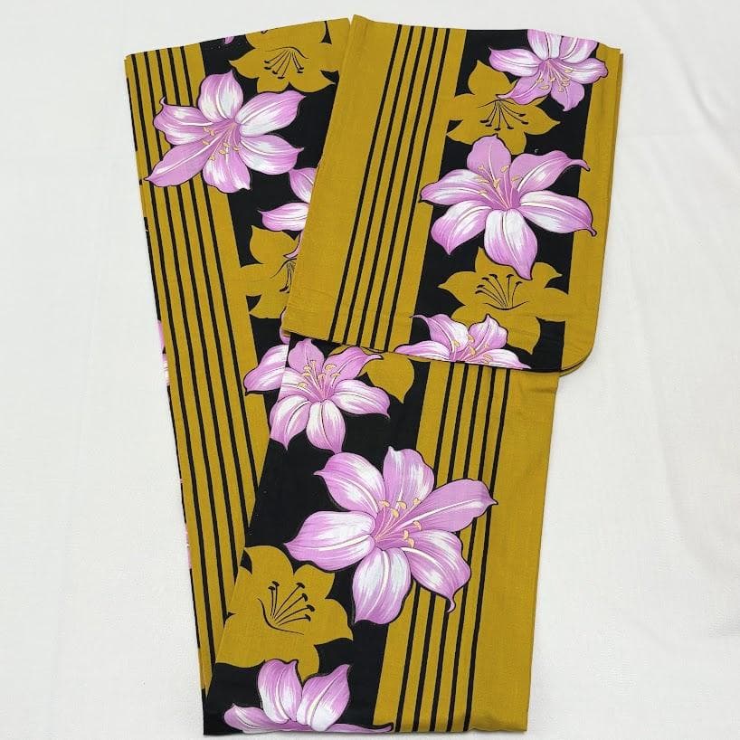 ゆりのはな　浴衣　女物　１０点　まとめ売り　未使用品～少々汚れ有り　綿　F001