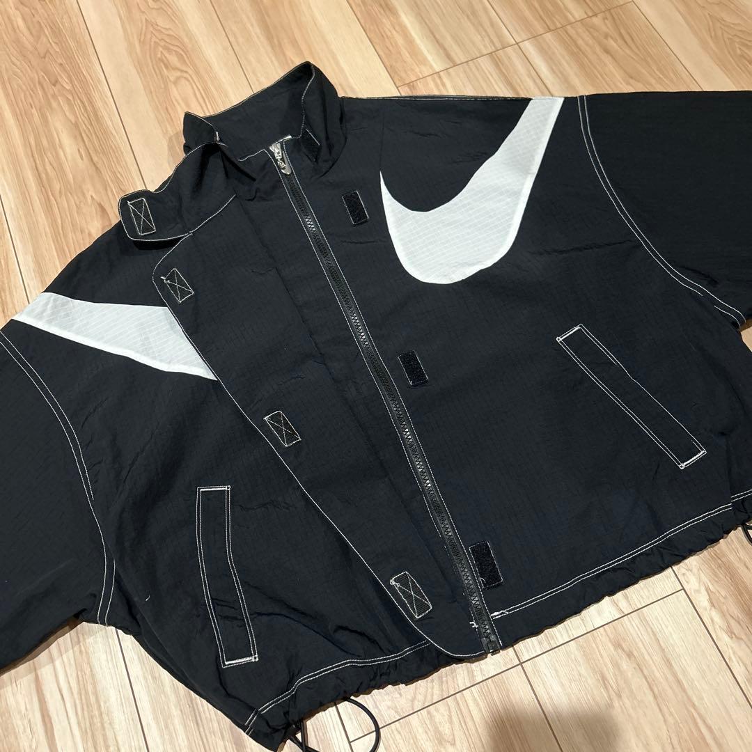 ⭐︎猫様 ナイキ ナイロンジャケット 上下 セットアップ ブラック ホワイト