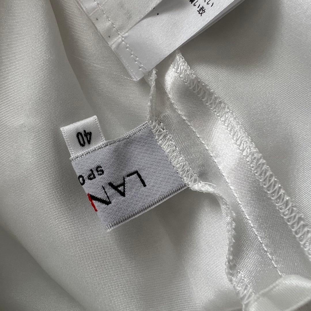 ランバンスポール　セットアップ　上下　サマーニット　フリルスカート　ゴルフ　40