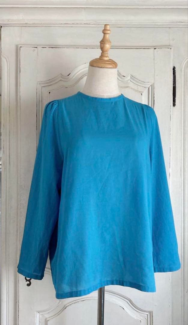 ミナペルホネン◼️ mina perhonen ◼️ガーゼコットンシャツブラウス