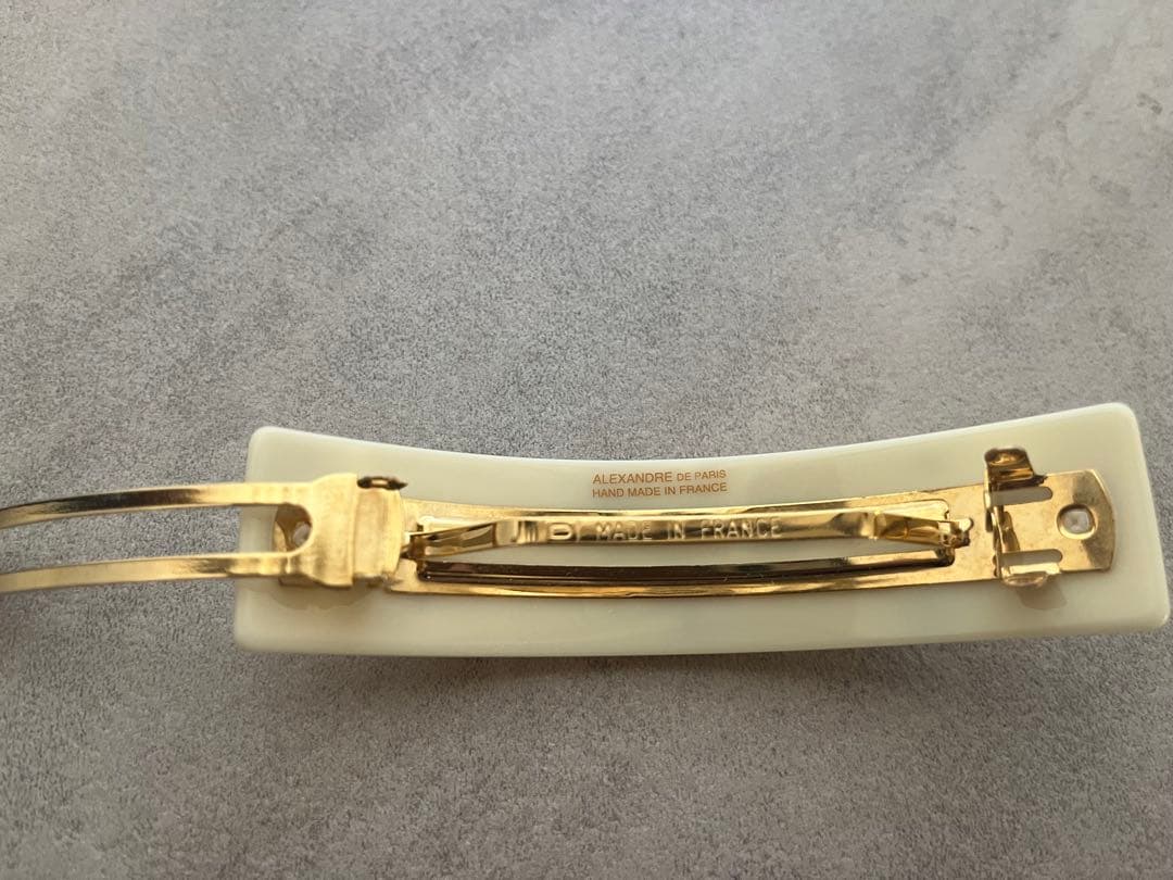 美品ALEXANDRE DE PARIS ヘアアクセサリーバレッタCHANEL