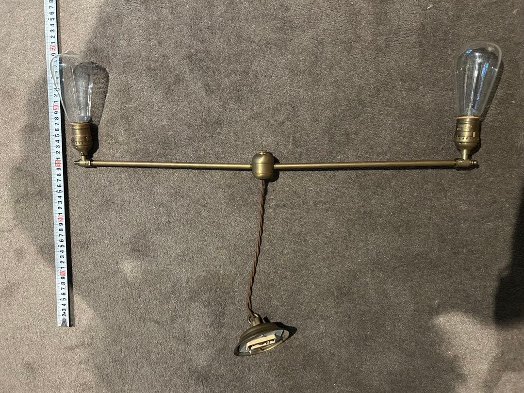 POINT NO.39のオリジナル真鍮ライト2灯