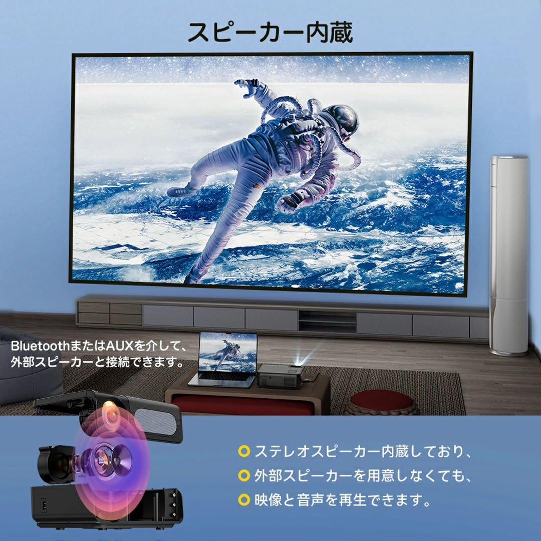 プロジェクター☆小型 16000 ルーメン 550ANSI 4k 1080p