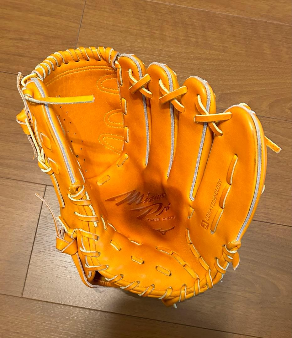 【極美品】MIZUNO PRO 硬式 投手型 1AJGH22001 ミズノ　プロ