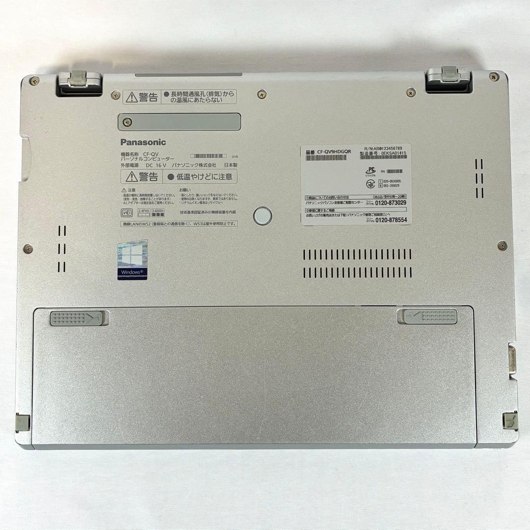 Panasonic Let’snoteCFQV9-1 SSD256GB 美品PC