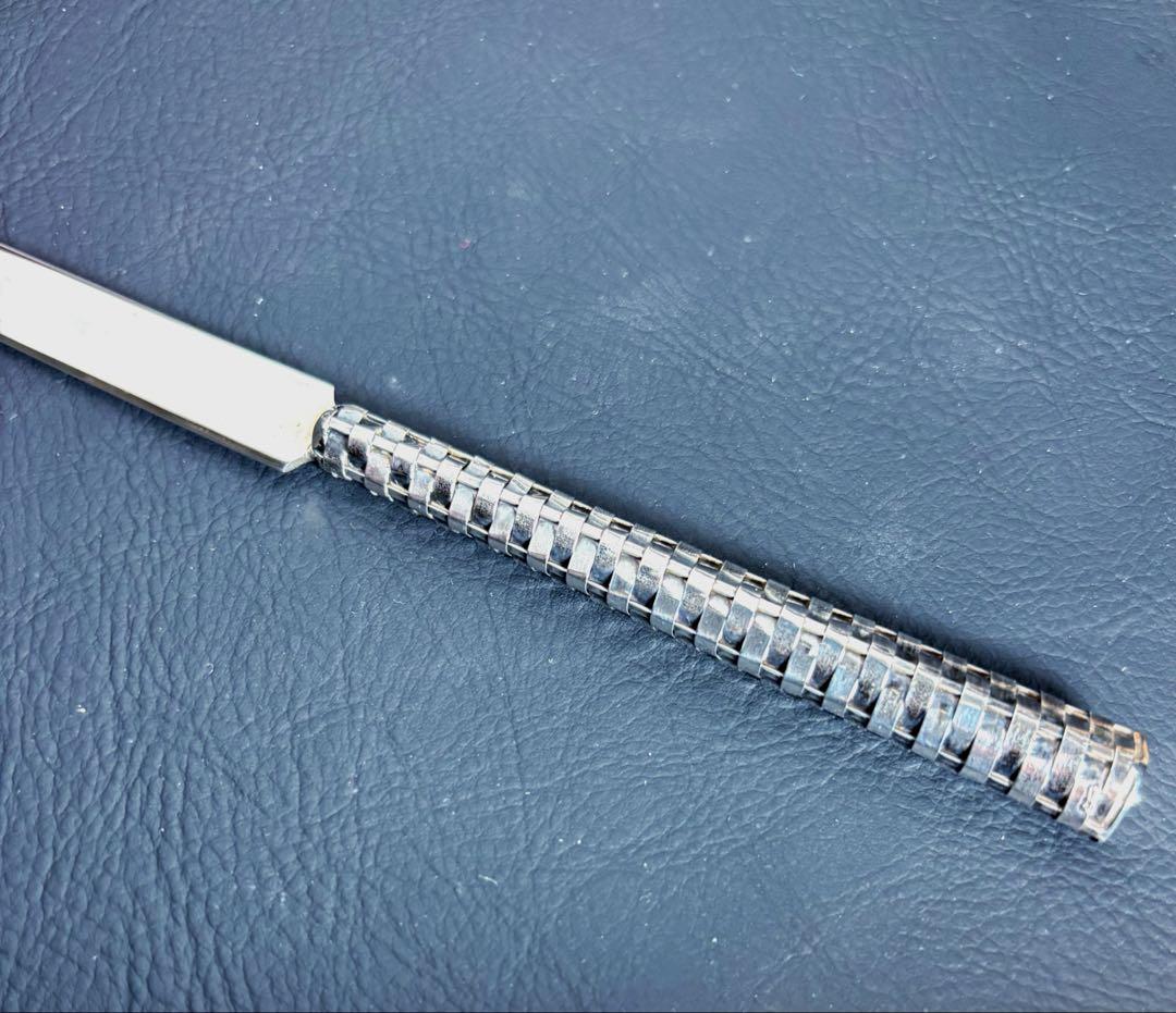 ニ*ル様 starring silver925 Mexico ペーパーナイフ　編