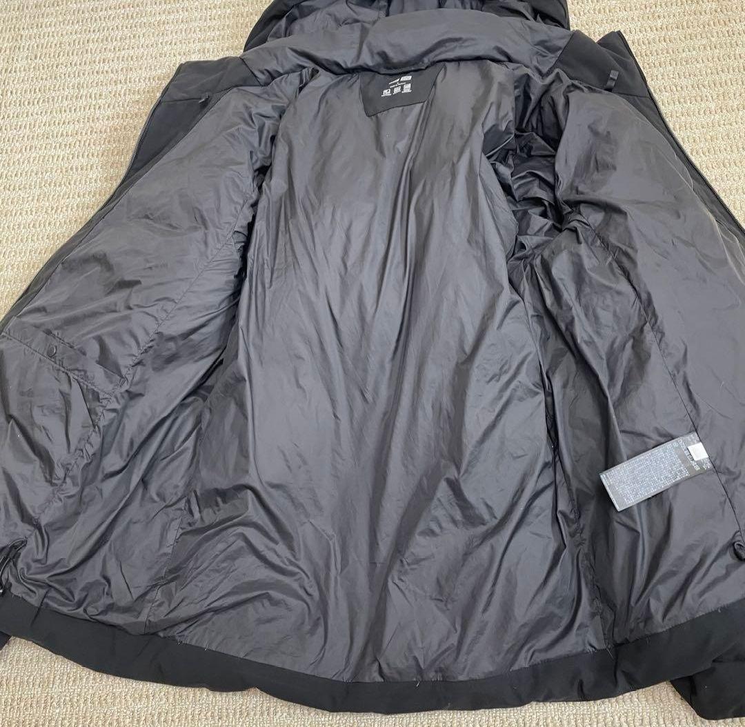 【美品】ユニクロ シームレスダウンパーカ 黒 サイズL