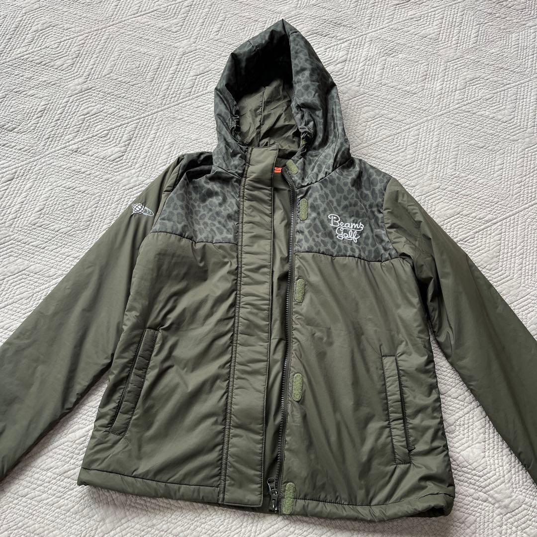 BEAMS GOLF レオパード 中綿ブルゾン