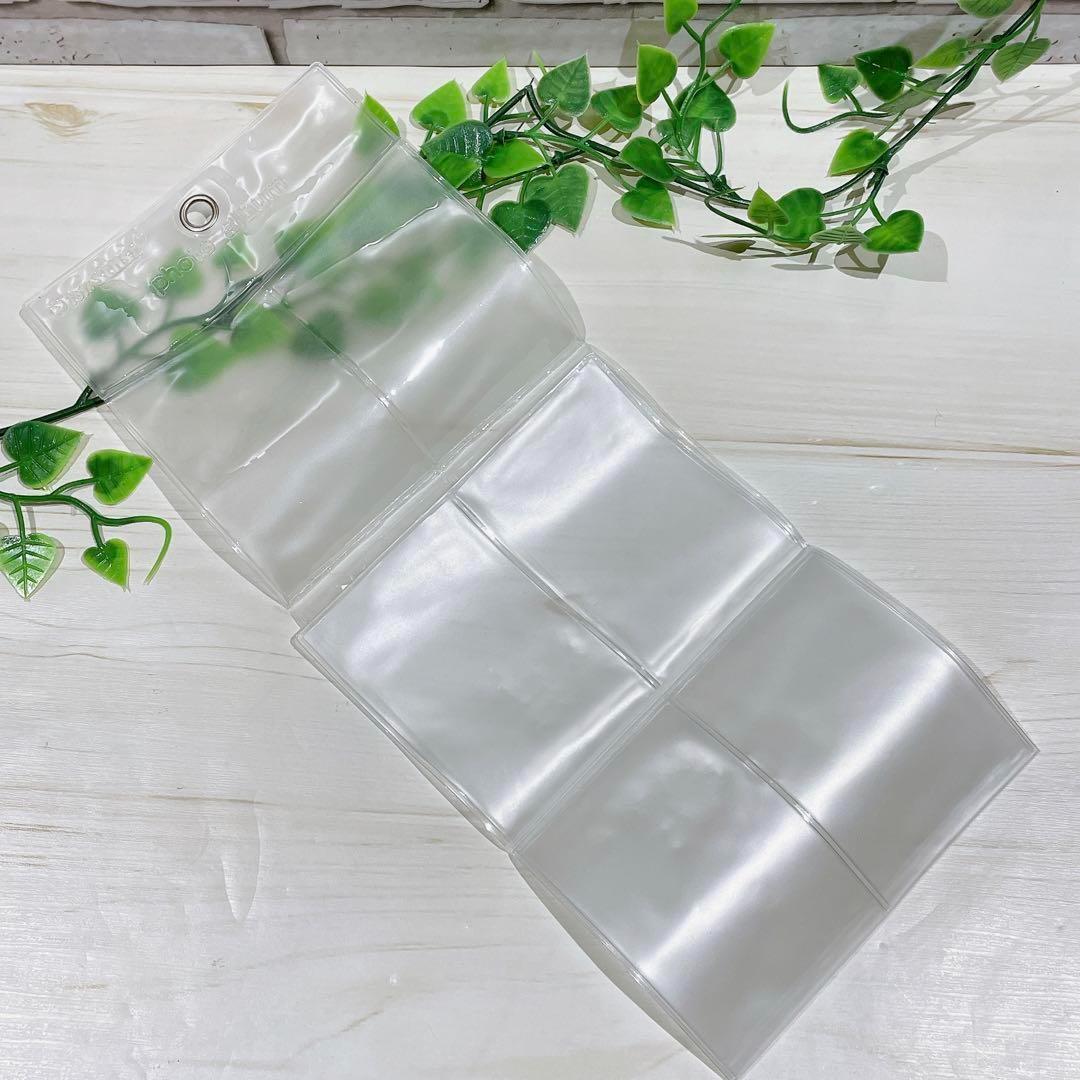 壁掛け チェキサイズ ホルダー 収納ファイル クリア, レギュラー