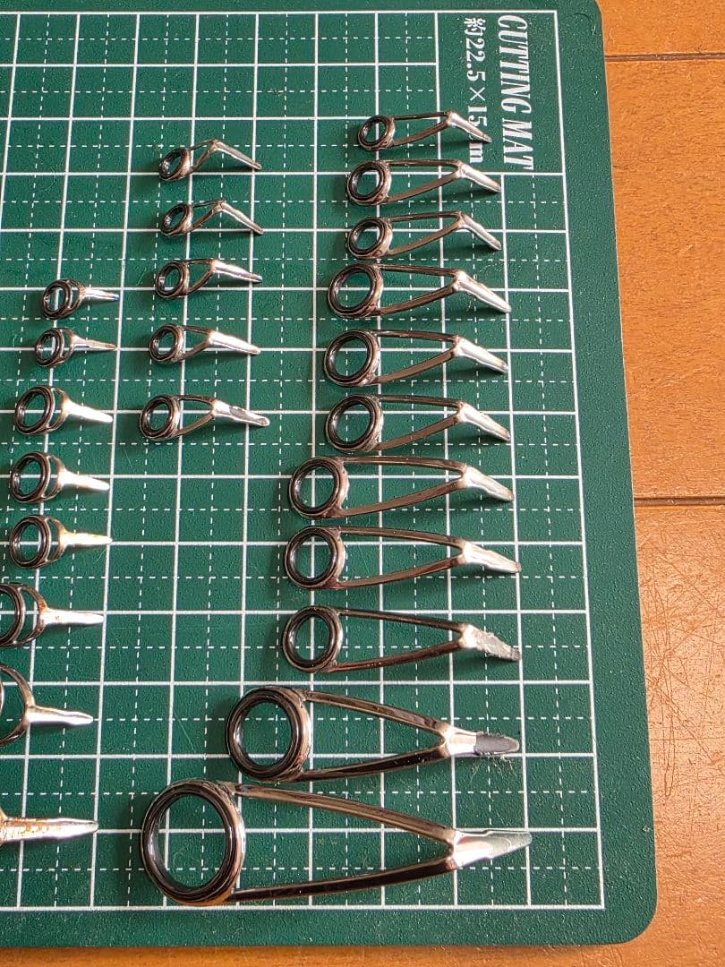 富士工業　FUJI　Sicガイド 75個セット　ロッドビルディング　補修に