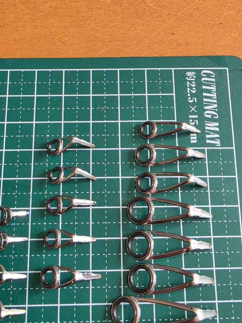 富士工業　FUJI　Sicガイド 75個セット　ロッドビルディング　補修に