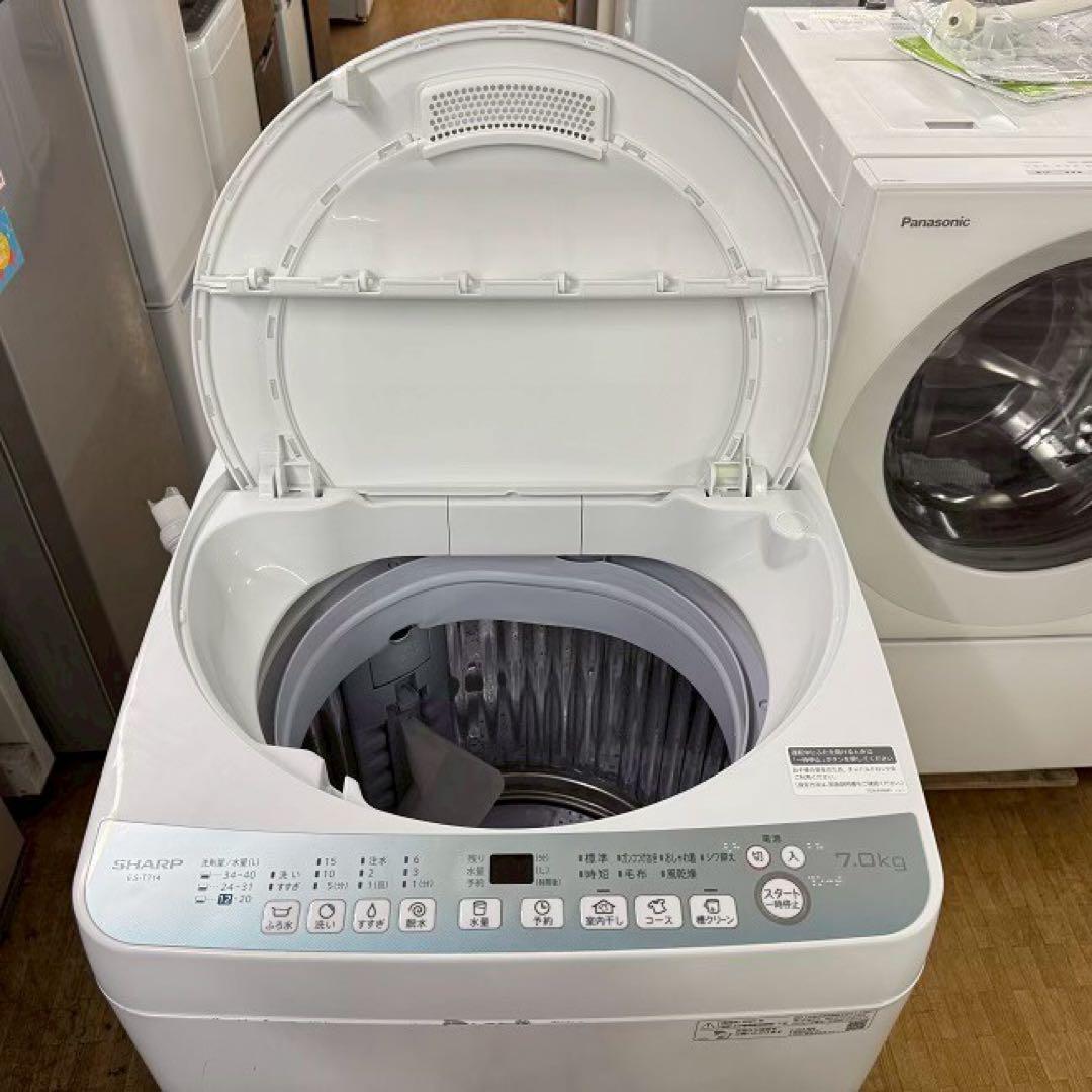 東京23区配送無料　シャープ　縦型洗濯機　ES-T714 7キロ　分解清掃済み