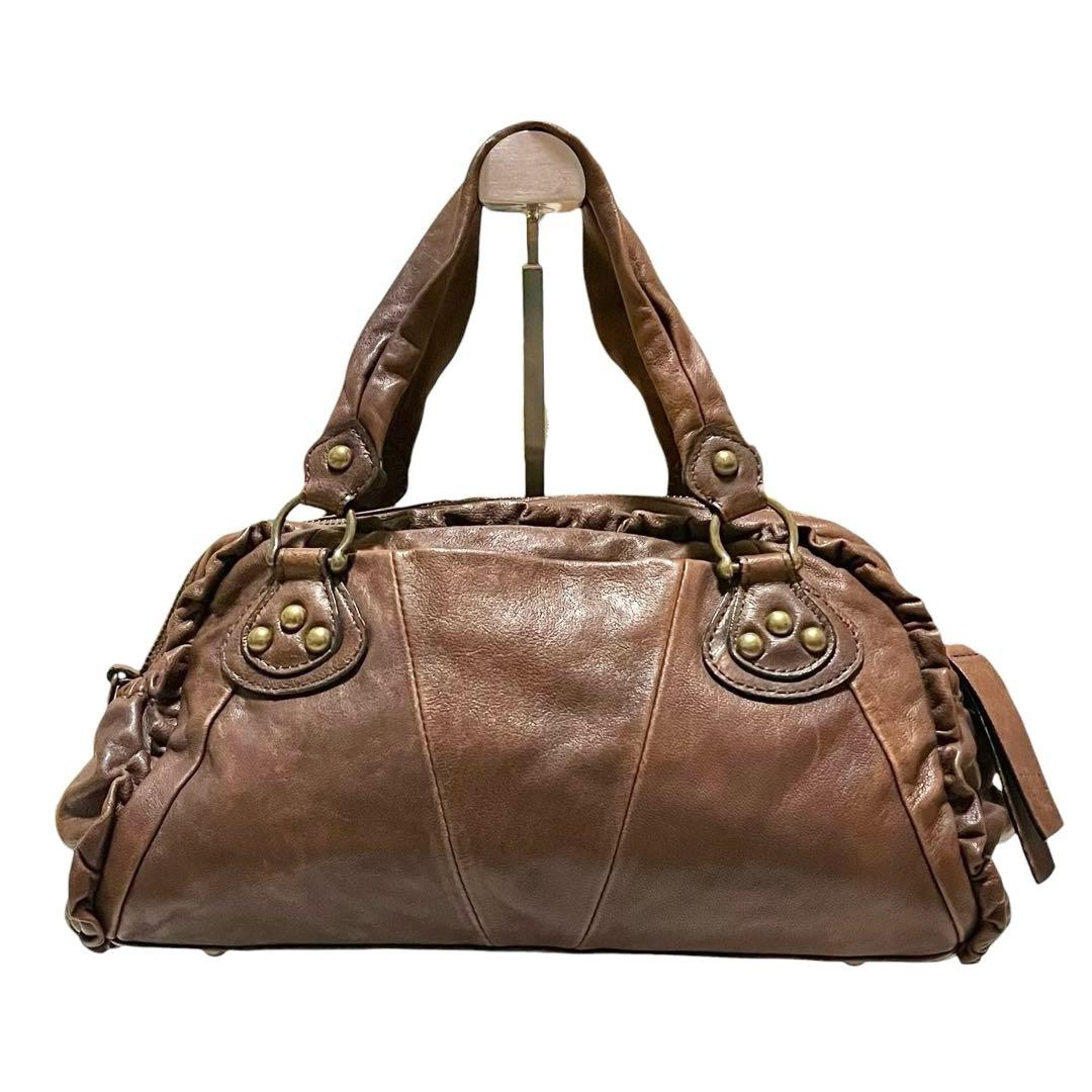 【大定番】◾️アナスイ◾️ハンドバッグ◾️ショルダーバッグ◾️バタフライ◾️レザー◾️Y2K