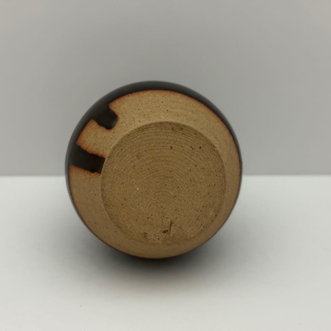 茶道具 暁窯 岡田暁山 利休鶴首写茶入 仕服添 茶道