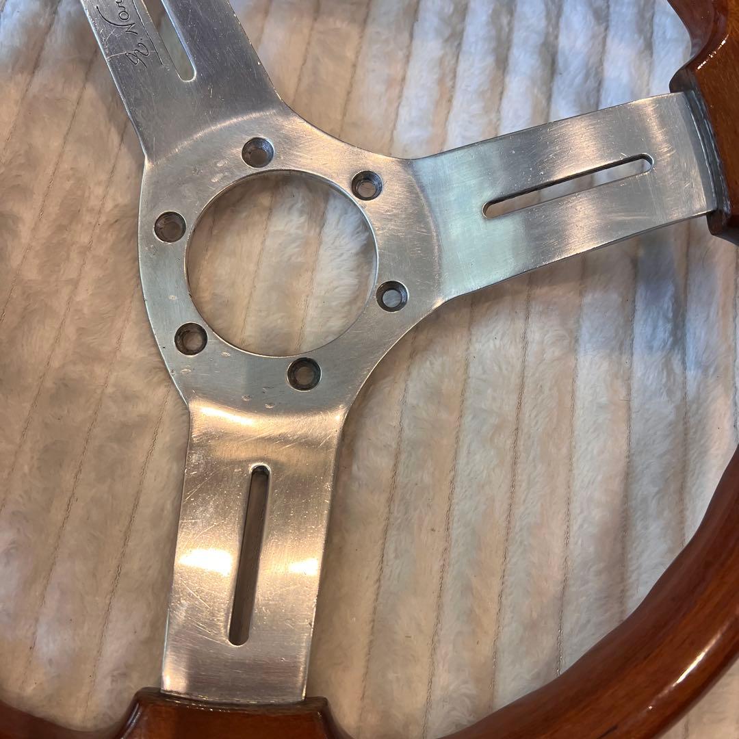 美品　Nardi ナルディ　ウッド　33π ステアリング