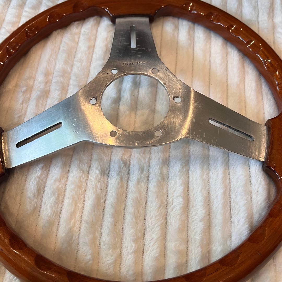 美品　Nardi ナルディ　ウッド　33π ステアリング