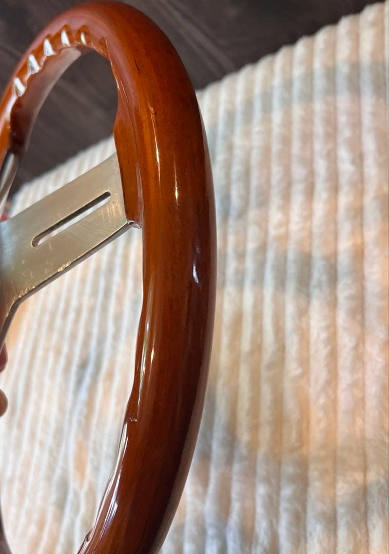 美品　Nardi ナルディ　ウッド　33π ステアリング