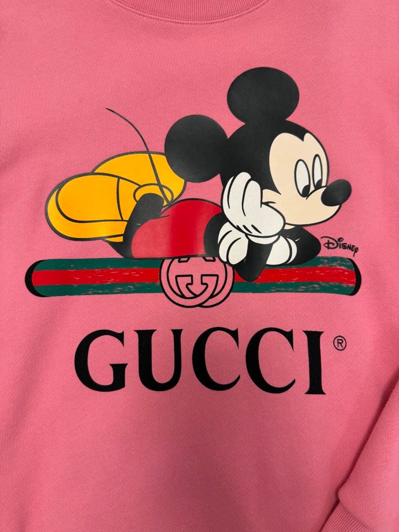 GUCCI ×ミッキーコラボトレーナー M ユニセックス