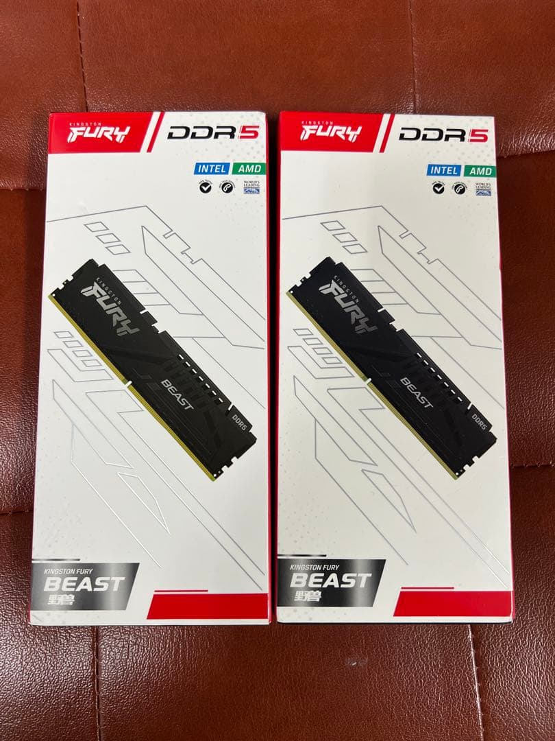 メモリー Kingston FURY Beast DDR5 16GBx2 6000MHz