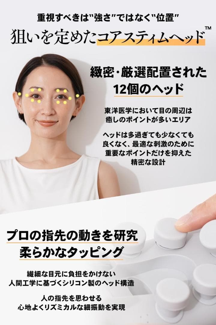 ●　蒸気アイウォーマー 【42°Cの蒸気×タッピング刺激】