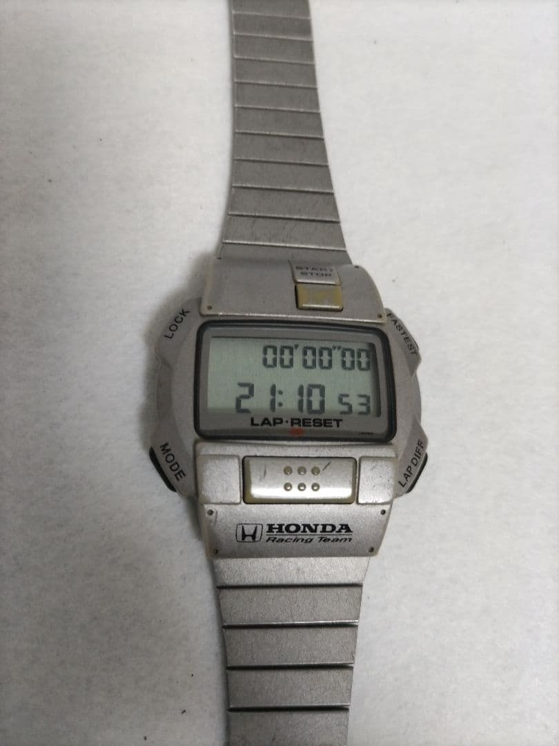【希少】ホンダレーシングチーム デジタルウォッチ セイコー A781-4070