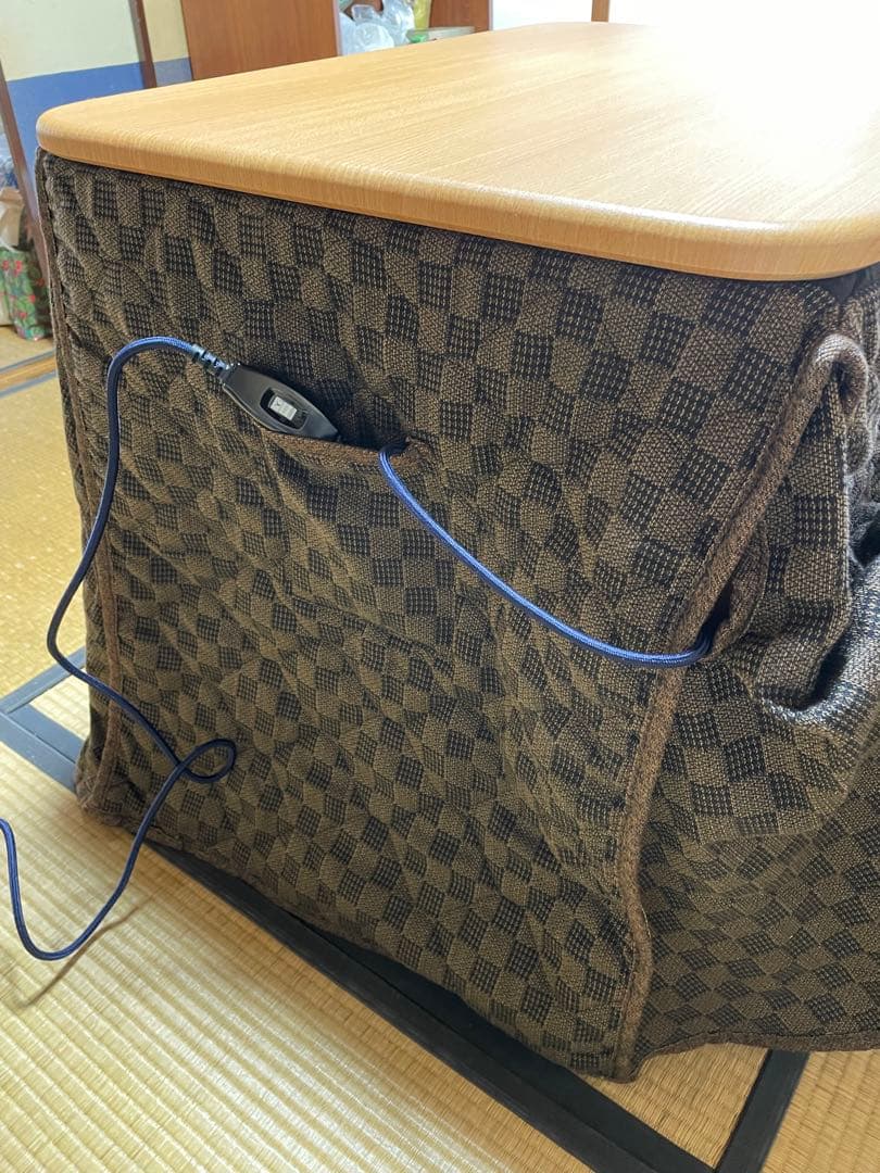 木製天板 ダイニング炬燵セット-1 (デスク炬燵、掛け布団)