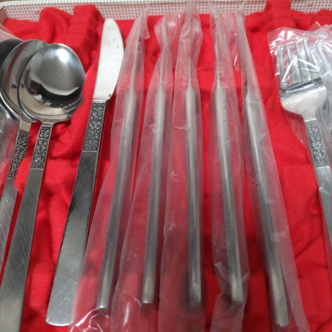 スウェーデン　ROSTFRITT STAL　カトラリーセット