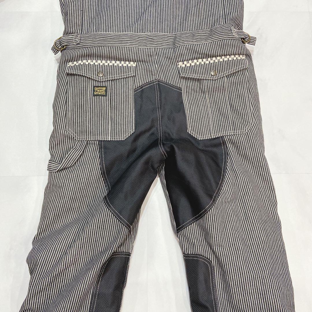 VANSON 冬用　バイクウェア　デニム　カバーオール ツナギ　 L
