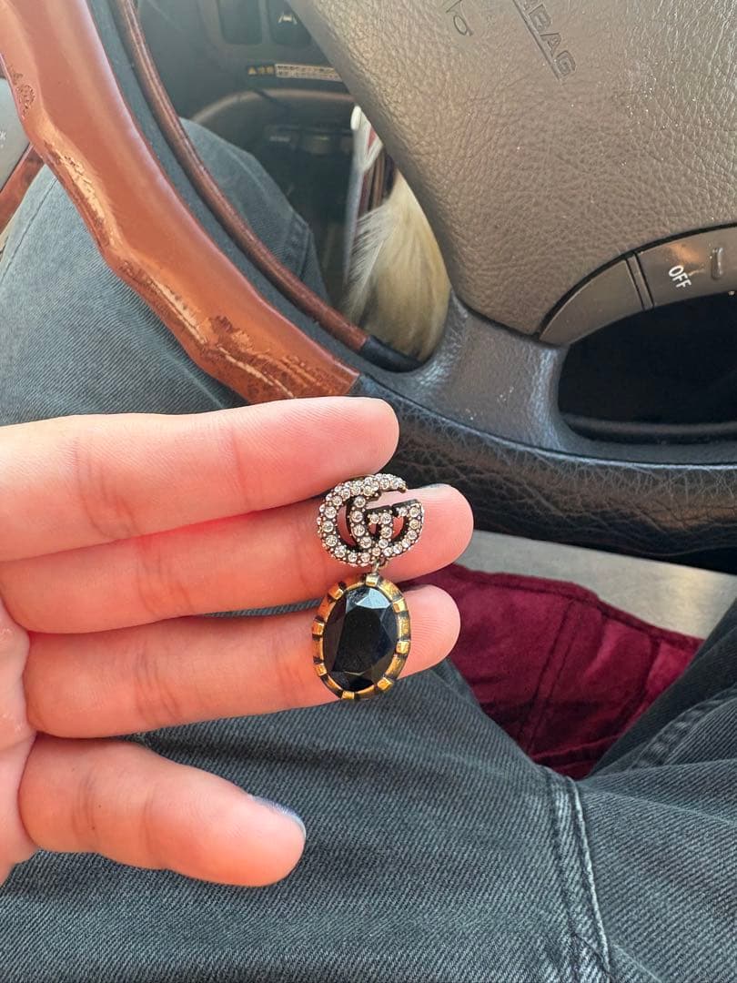 A*A様 GGロゴ ブラックストーンとヴィヴィアンのピアスセット