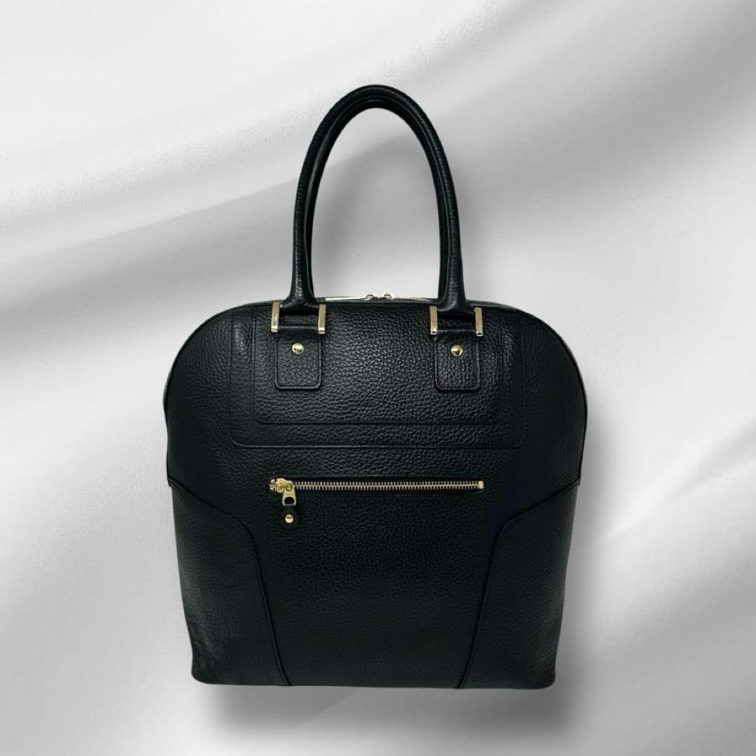 ちーちゃん様 ATAO アタオ ハンドバッグ アップル レザー ブラック