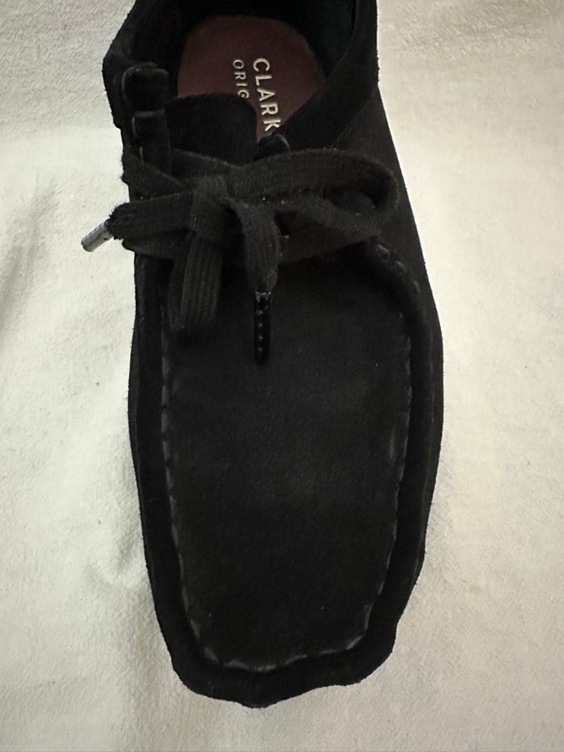 Clarks WALLABEE BLACK 23.5 クラークス　ワラビー