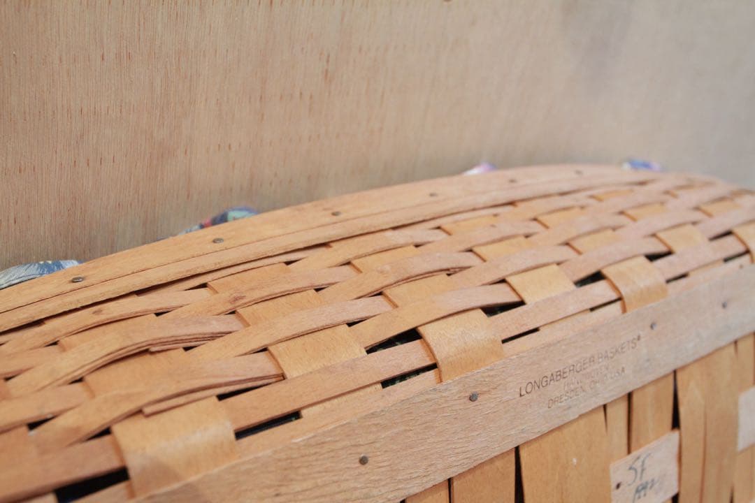 アメリカ　ヴィンテージ　ロンガバーガー LONGABERGER バスケット　什器