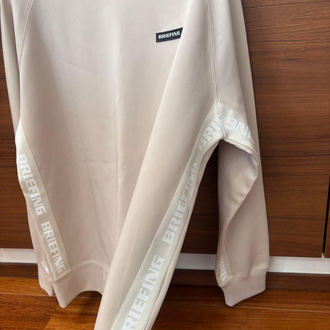 BRIEFING GOLF サイドロゴ　セットアップ　ベージュ　上L 下M