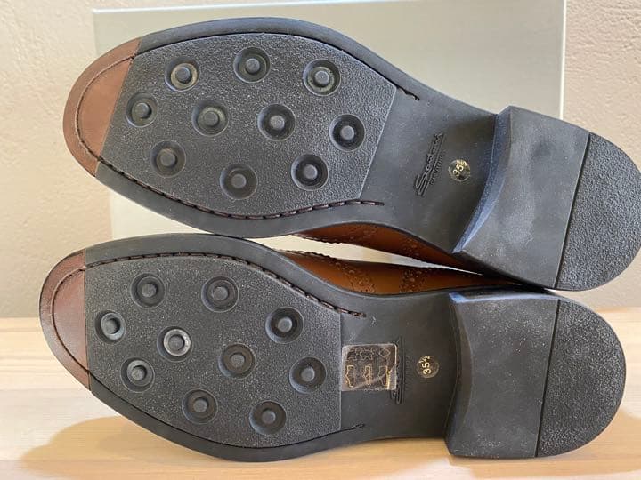 新品 SANTONI サントーニ サイドゴアブーツ フルブローグ ウィングチップ